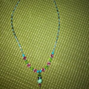Multi colored necklace